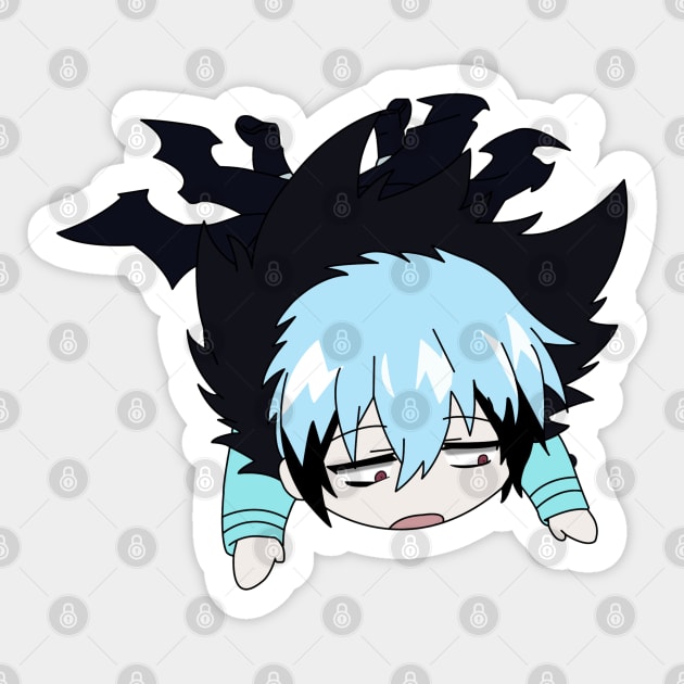 Servamp - Kuro Chibi Cute Sticker by oneskyoneland